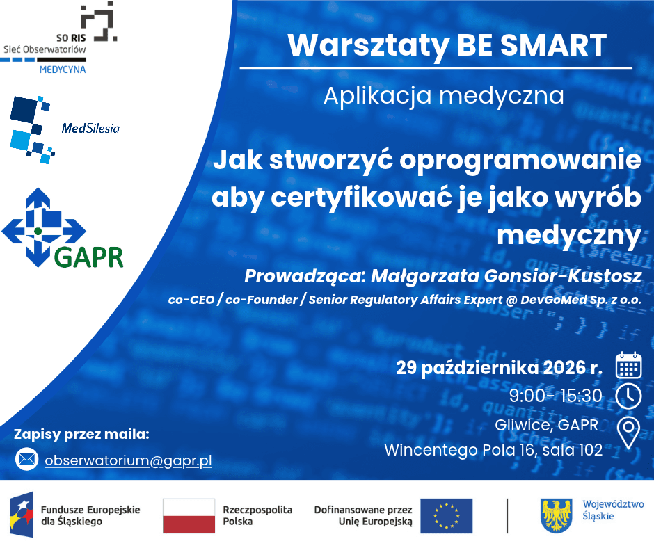 BE SMART workshop: software as a medical device