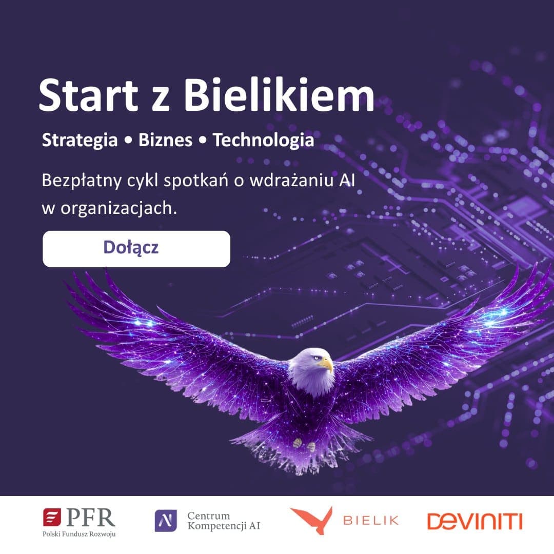 Kostenlose Webinar-Reihe „Start mit Bielik” — KI im Unternehmen einführen