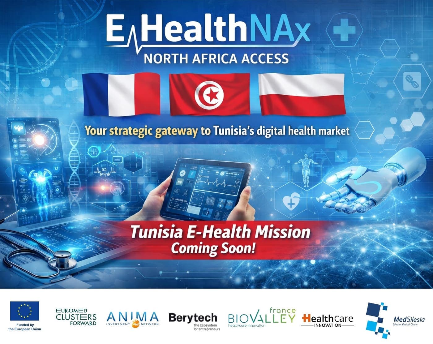 MedSilesia startuje z projektem E-HealthNAx — rynki Afryki Północnej dla HealthTech