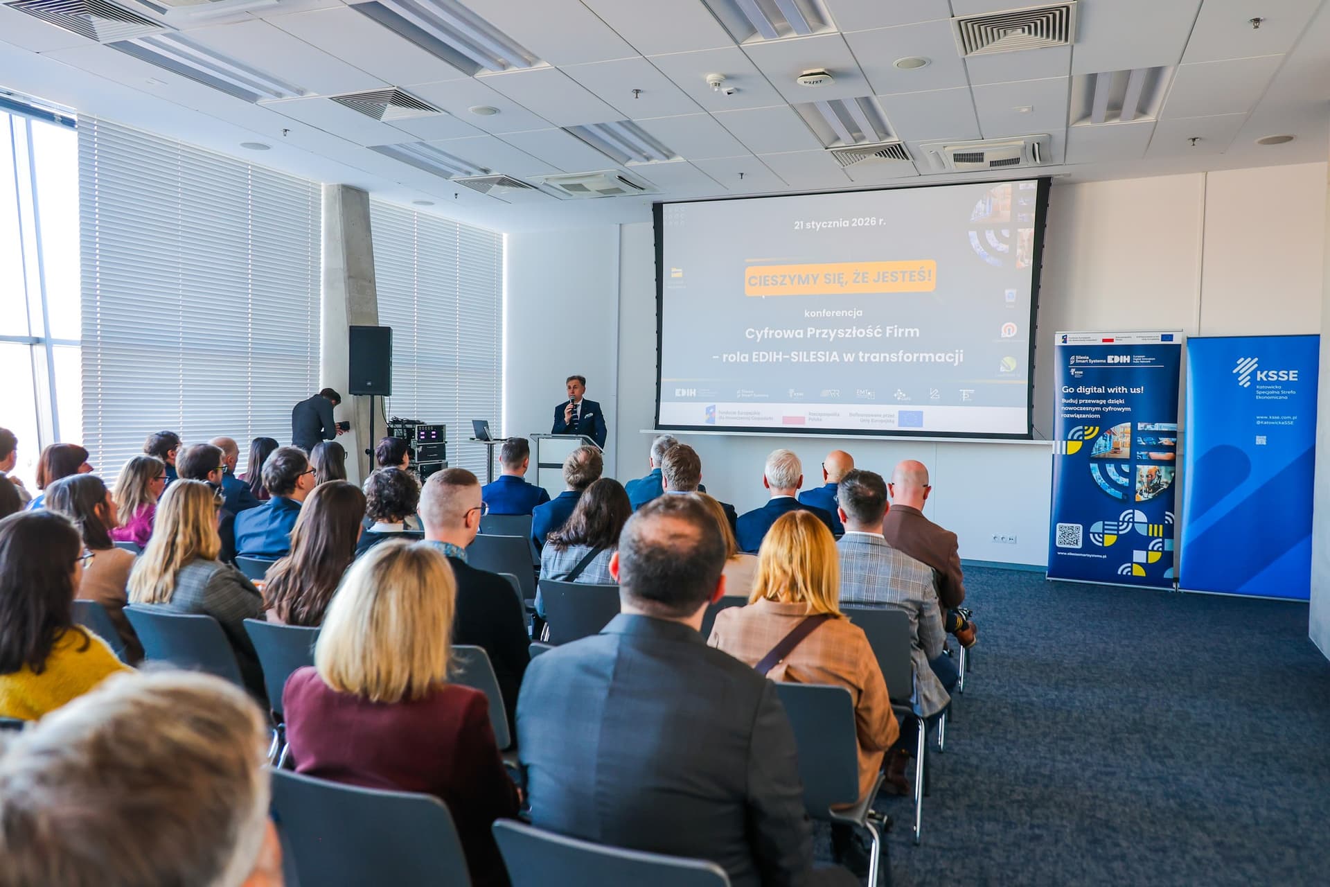 Konferenz „Digitale Zukunft der Unternehmen” — Transformation mit EDIH Silesia