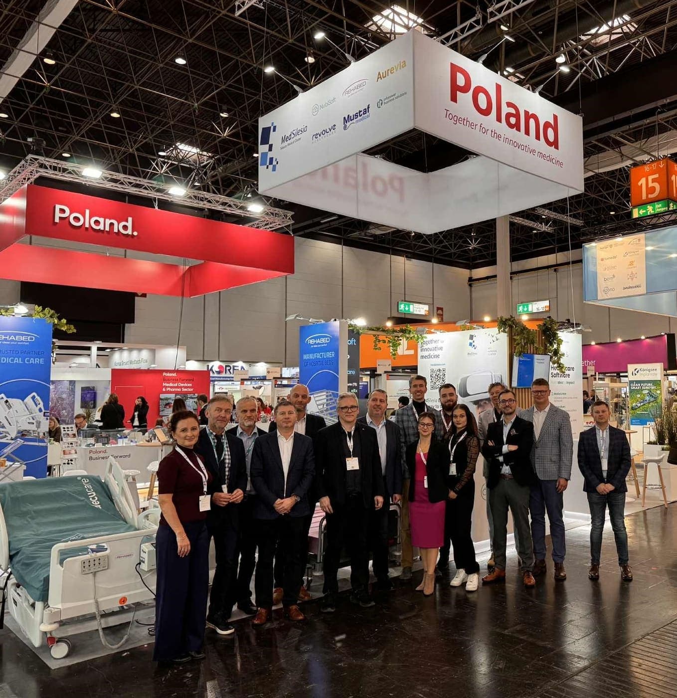 MEDICA 2025 — der MedSilesia-Cluster-Stand in Düsseldorf